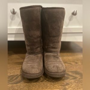 Ugg boots. Women’s tall. Chocolate brown. Size 6